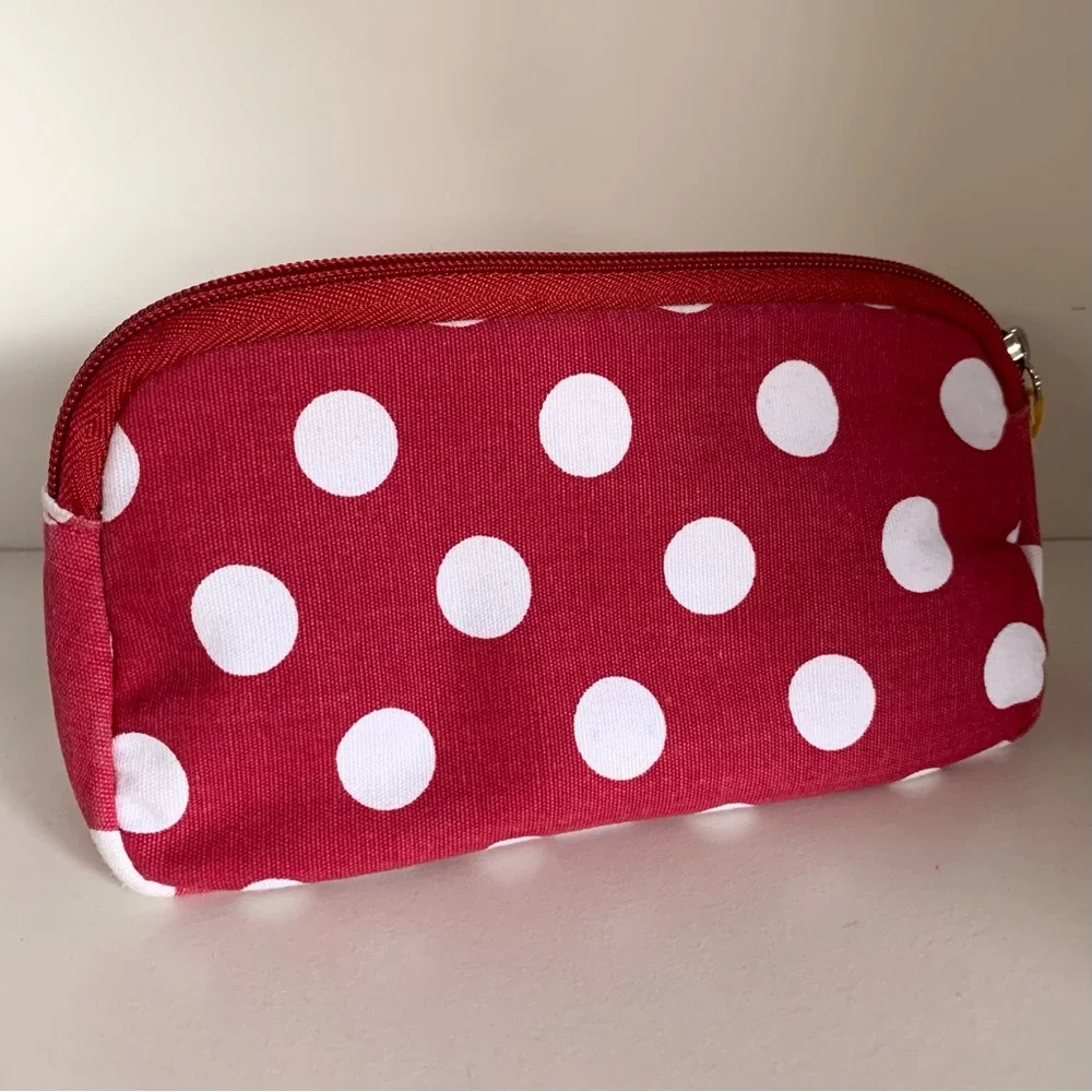 Vintage Burt’s bees Red Polka Dot zippy pouch